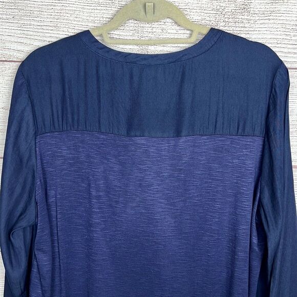 ACOS&A 3/4 length Blue Blouse Top - Picture 6 of 10